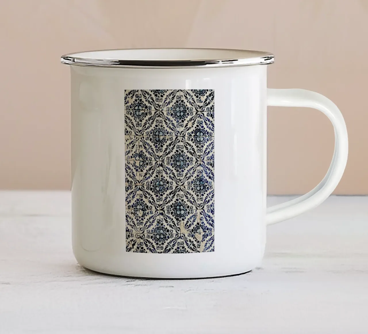 Azulejos tazza in smalto da Ingrid Beddoes