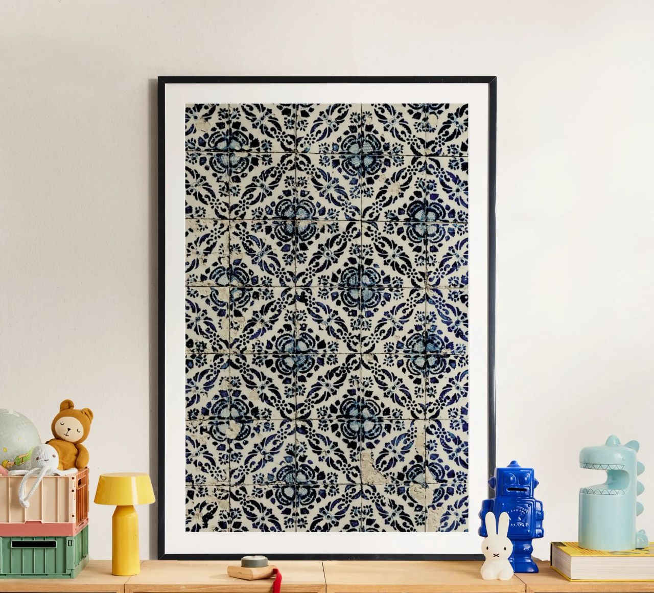 Azulejos poster de Ingrid Beddoes