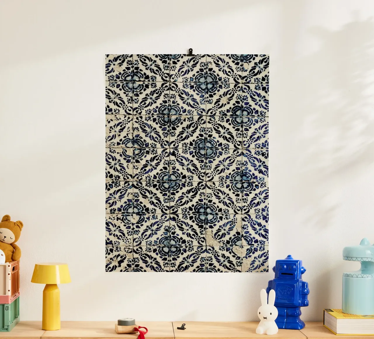 Azulejos poster con telaio in plastica da Ingrid Beddoes