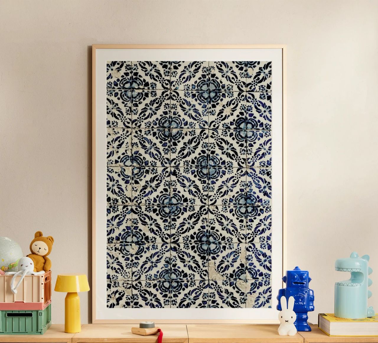 Azulejos poster de Ingrid Beddoes