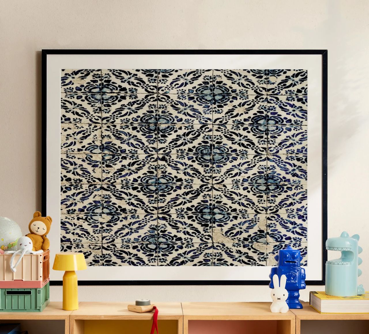 Azulejos poster de Ingrid Beddoes