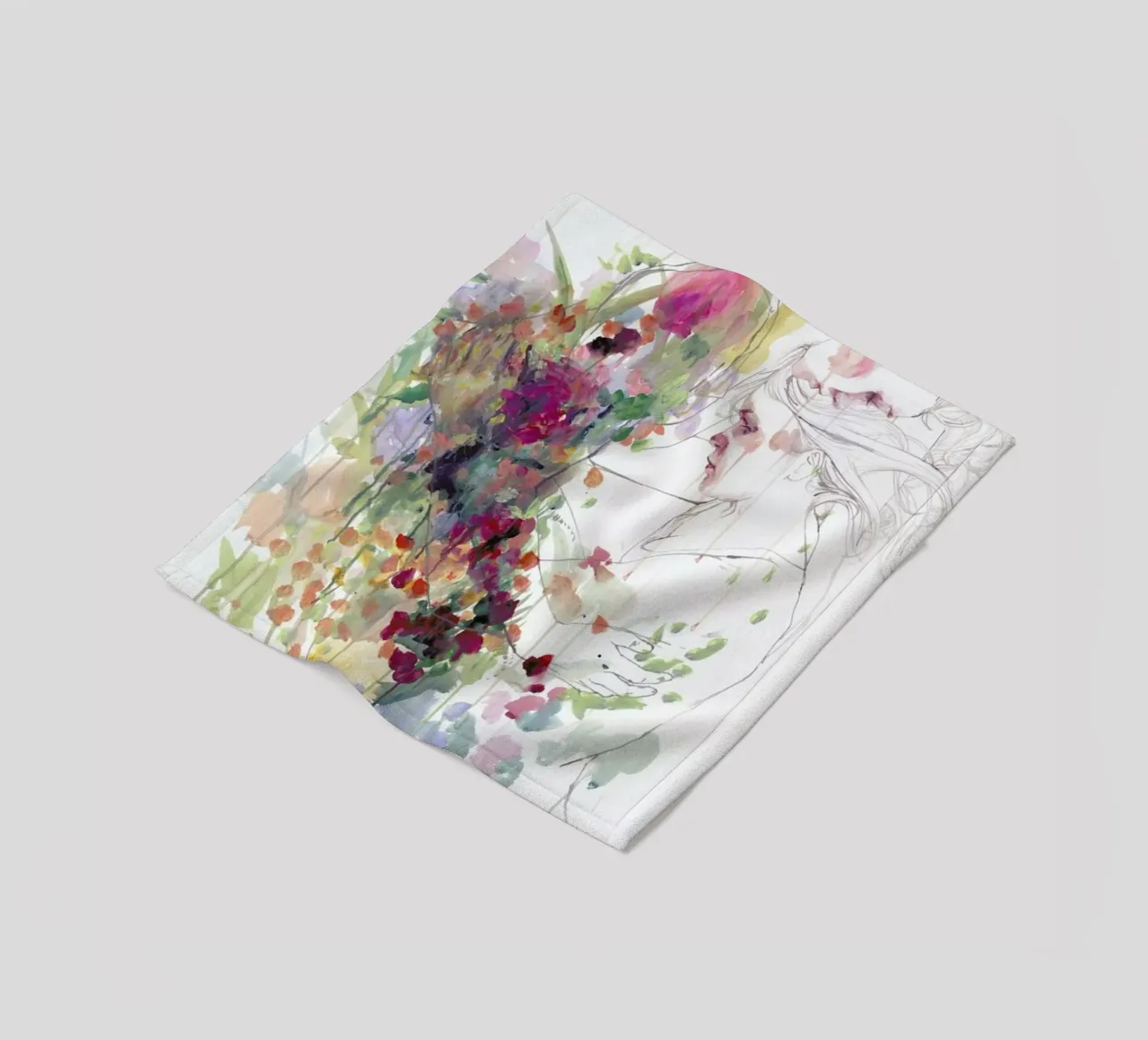 Take Care of Your Garden fleece blanket by agnes-cecile