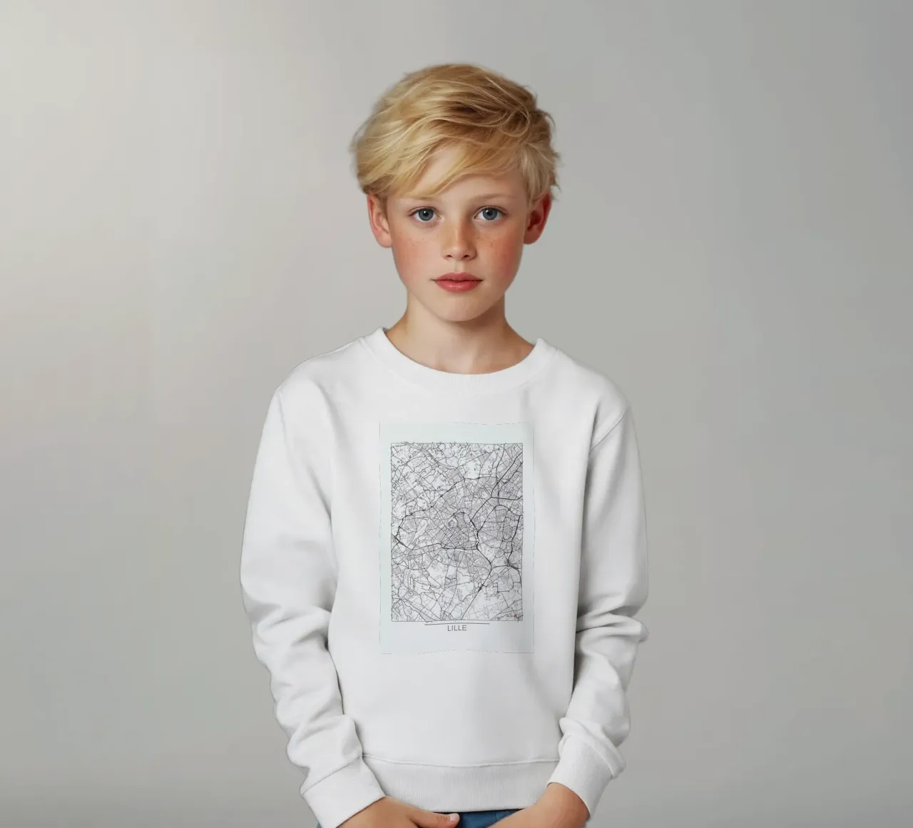Lille Minimal felpa bambino da Hubert Roguski