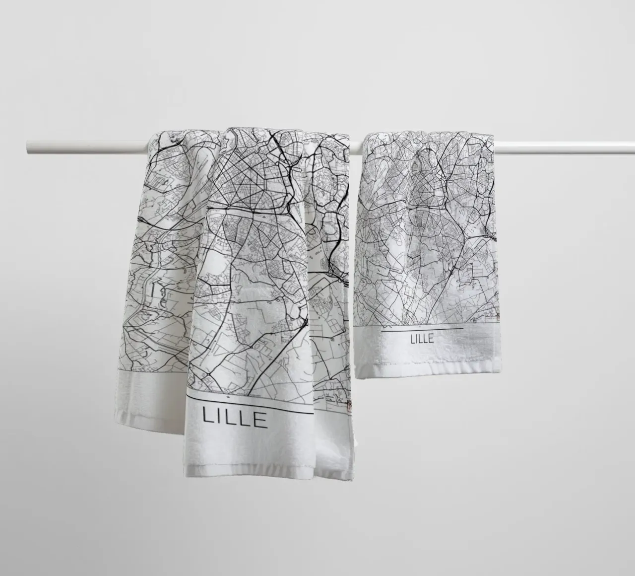 Lille Minimal asciugamano da bagno da Hubert Roguski