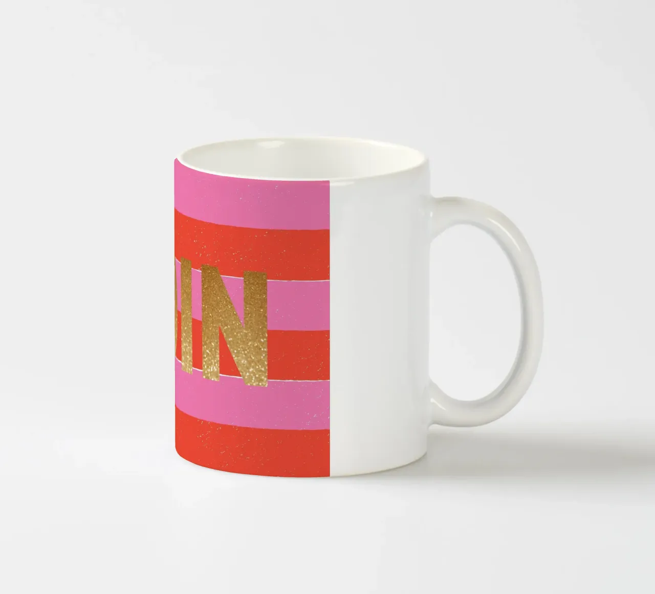 Moin in Glitzer taza de cerámica de Ohkimiko