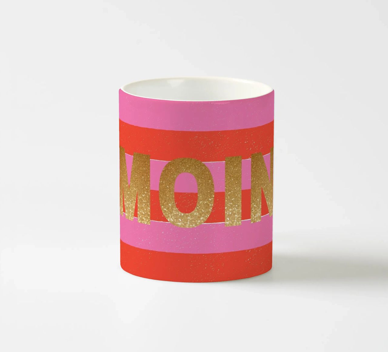 Moin in Glitzer tazza in ceramica da Ohkimiko