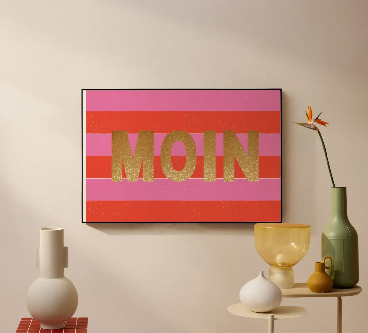Moin in Glitzer metacrilato de Ohkimiko