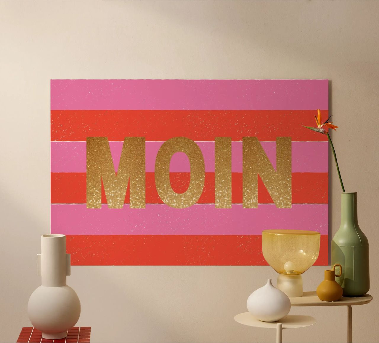 Moin in Glitzer plexiglass da Ohkimiko