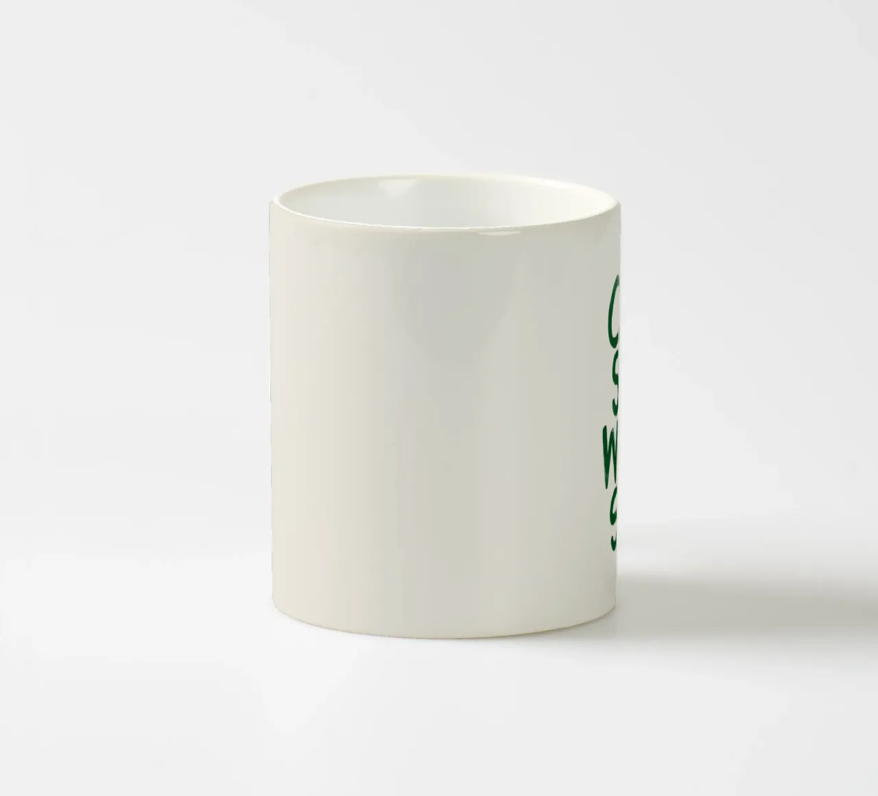 Can't Stop Won't Stop: una tipografia minimalista e potente tazza in ceramica da THE MOTIVATED TYPE