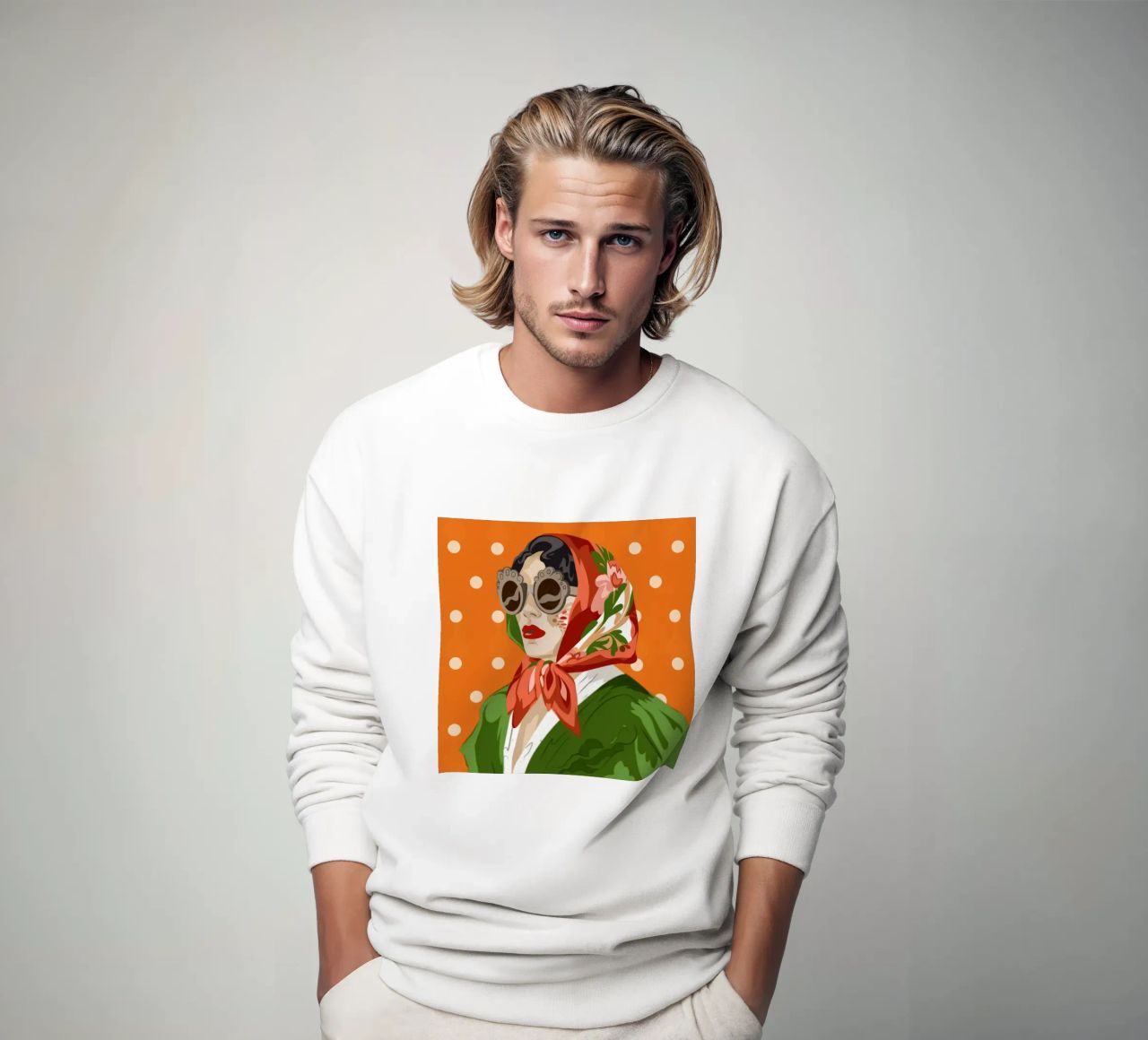 Cultural Floral Elegance sudadera de Prism Palette