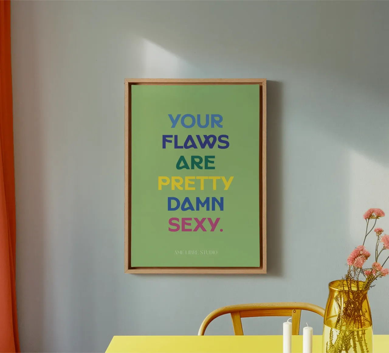 🍀 canvas met Baklijst van ÂME LIBRE STUDIO