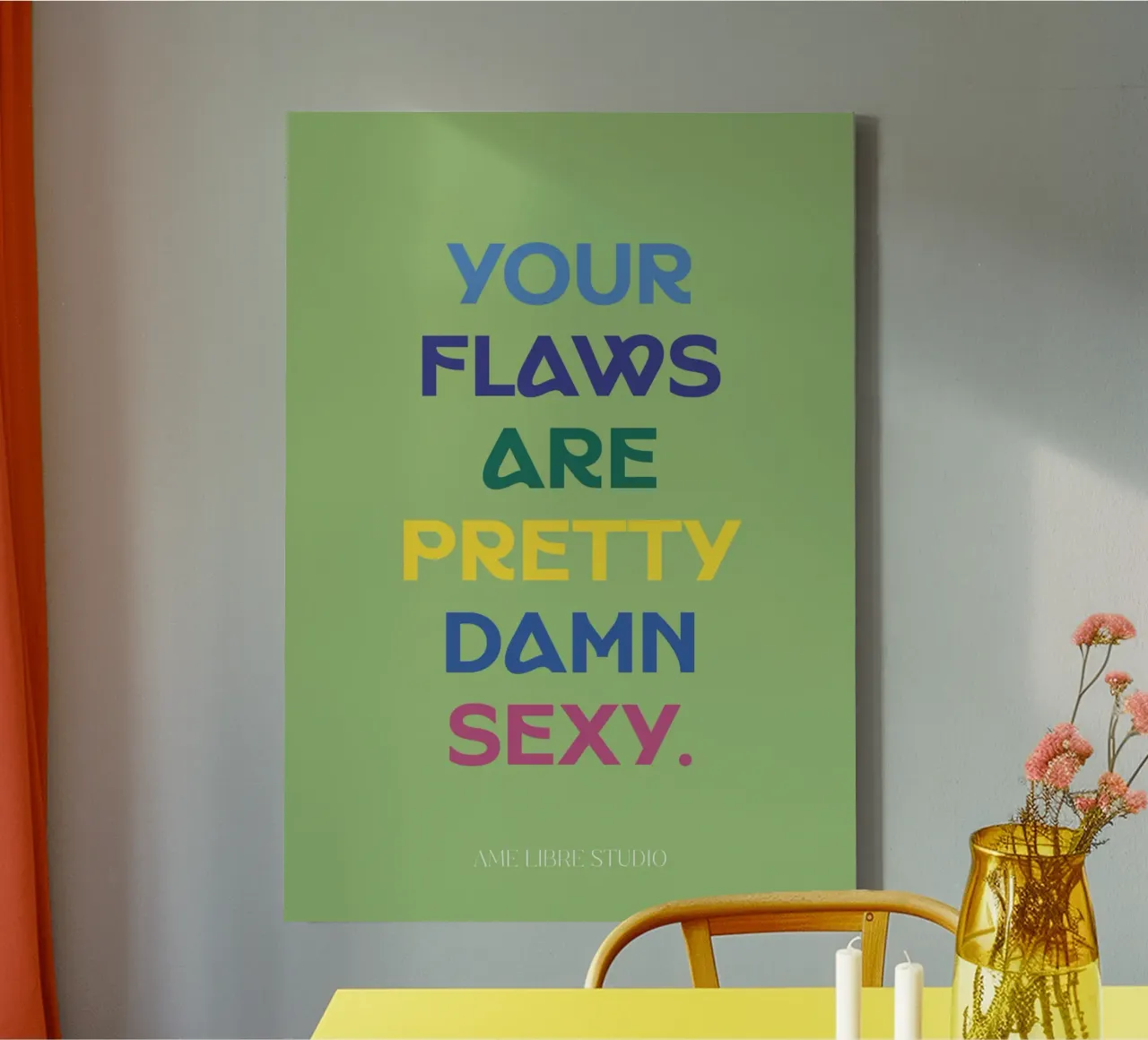 🍀 canvas met Baklijst van ÂME LIBRE STUDIO