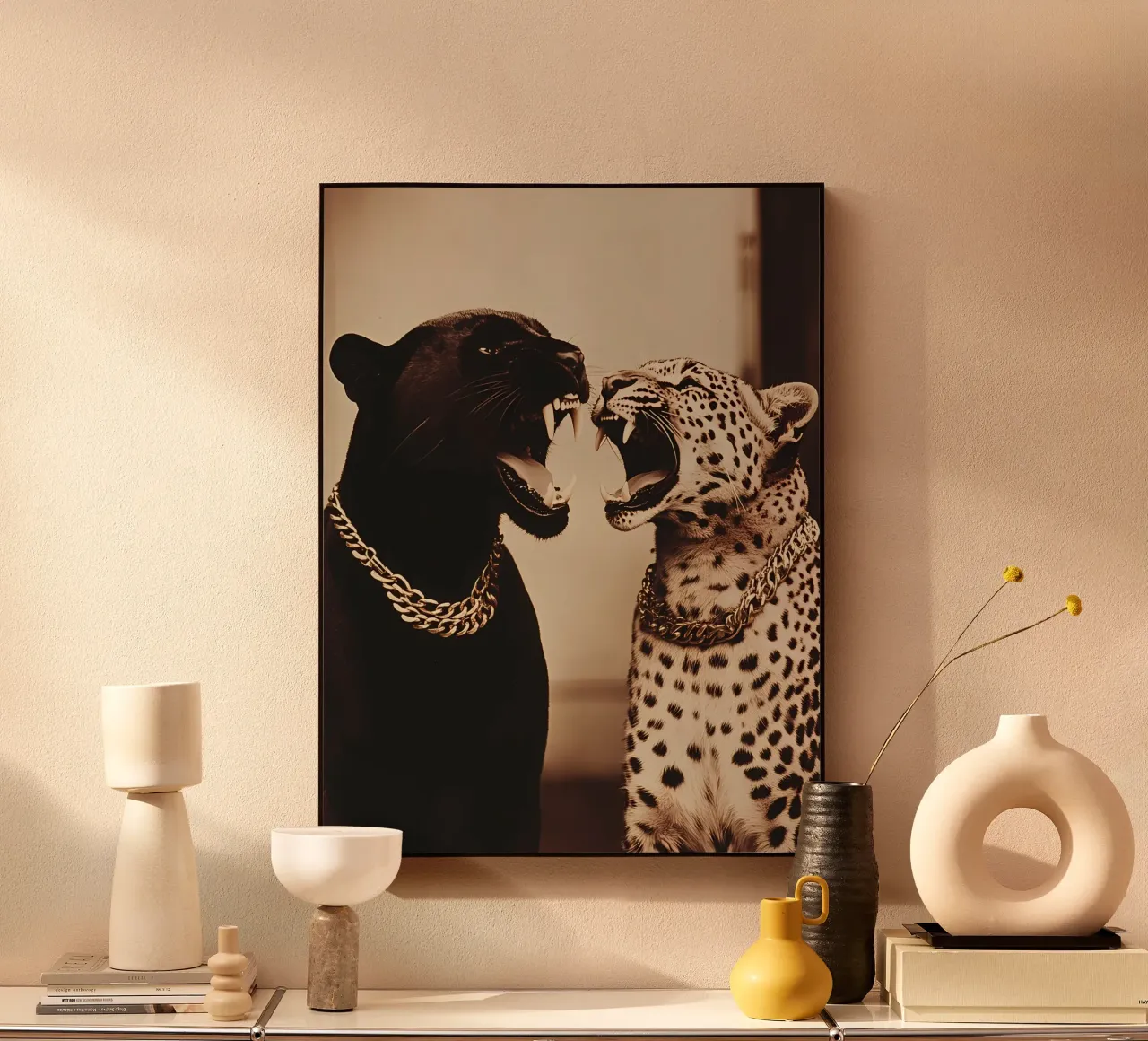 Panther and Leopard plexiglass da IamHomeStudio