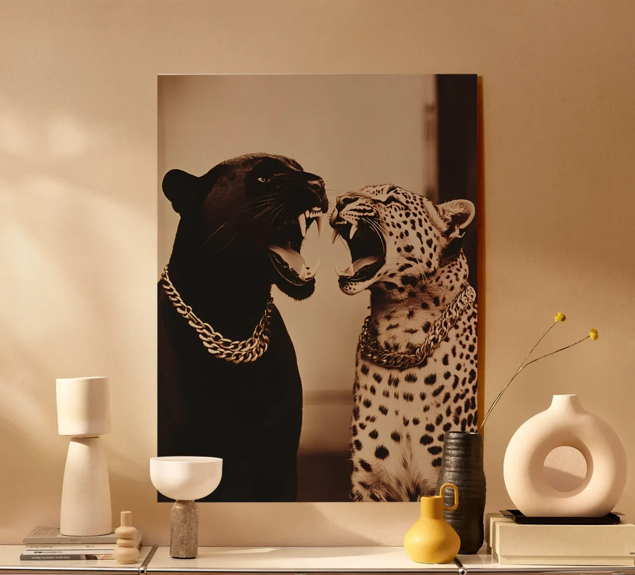 Panther and Leopard plexiglass da IamHomeStudio