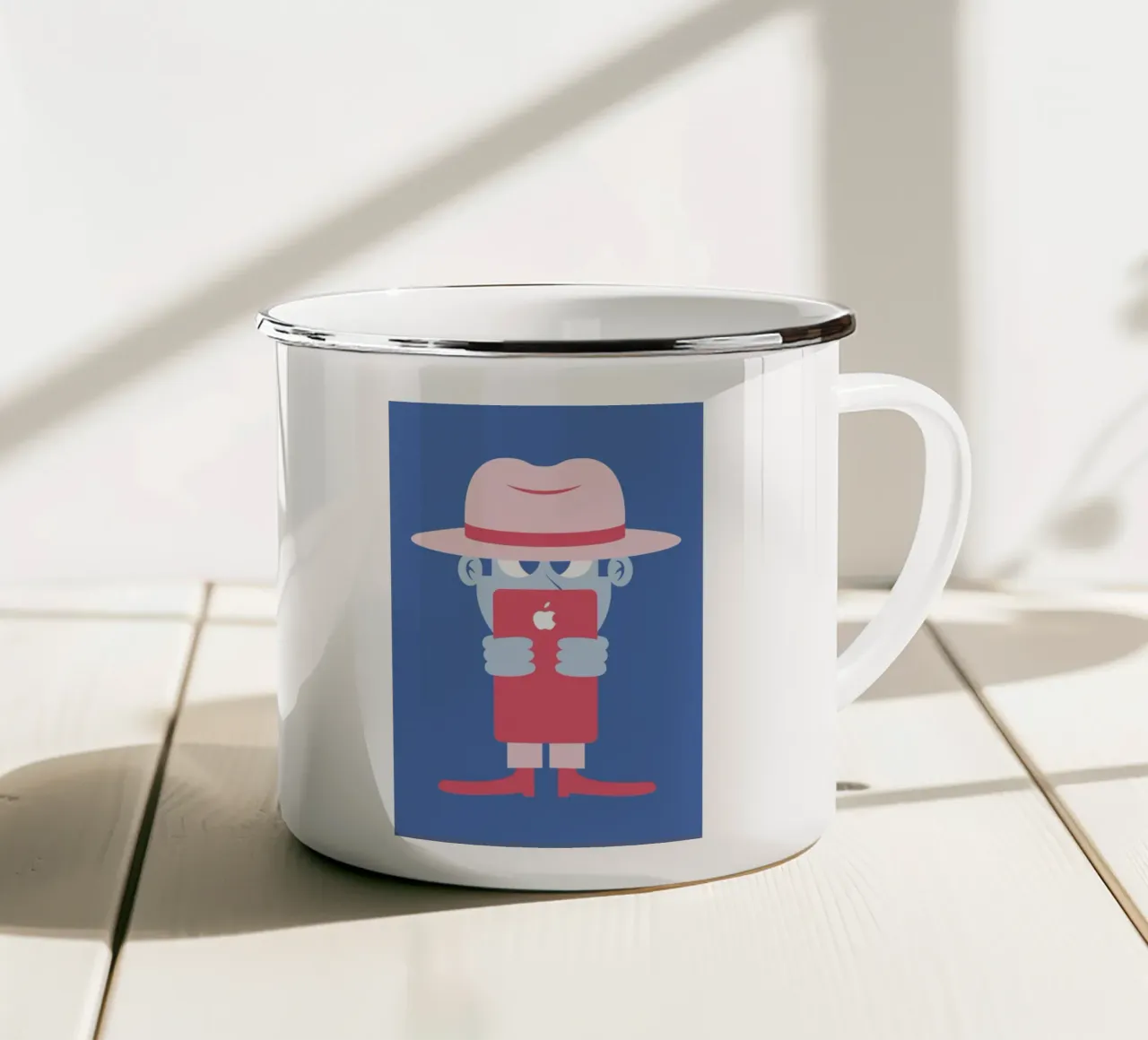 Hypnotized Emaille Tasse von The Poster Kid