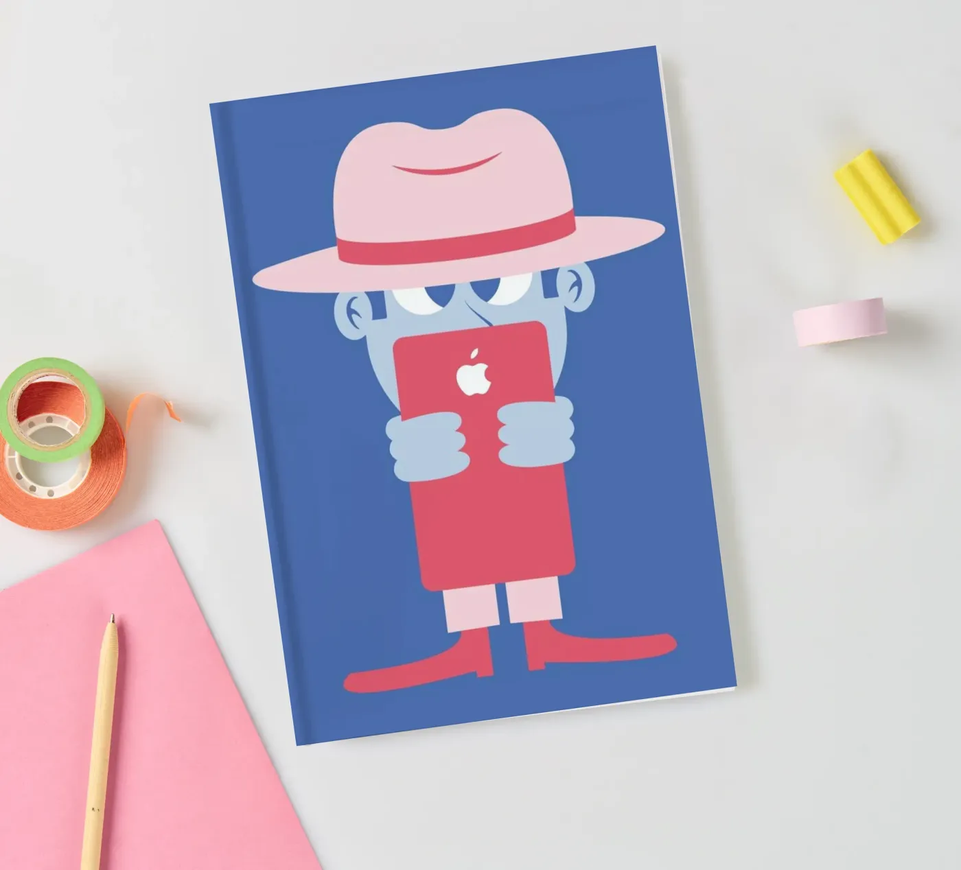 Hypnotized notebook by The Poster Kid