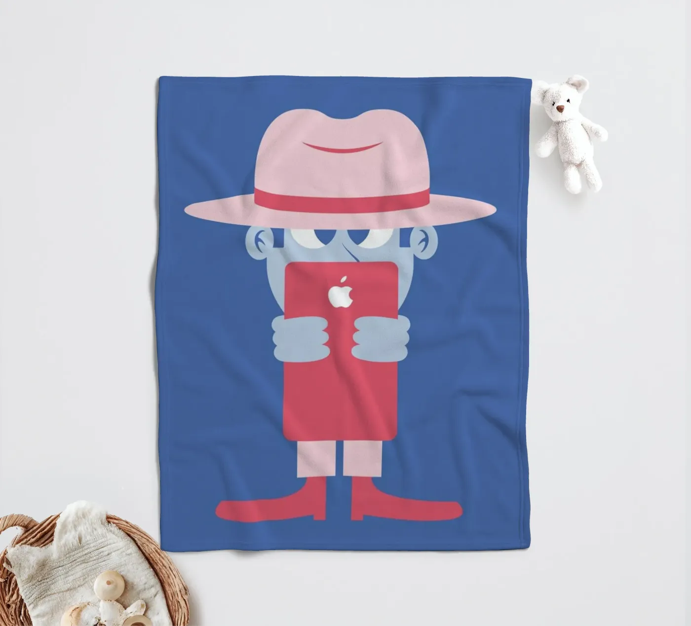 Hypnotized fleece blanket by The Poster Kid