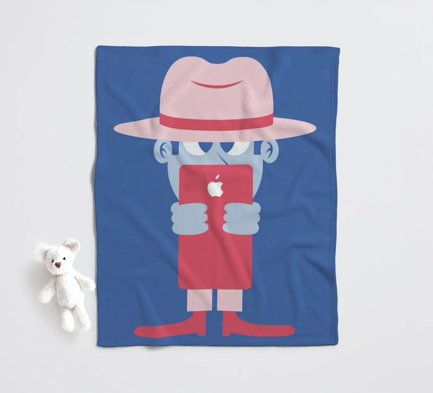 Hypnotized fleece blanket by The Poster Kid