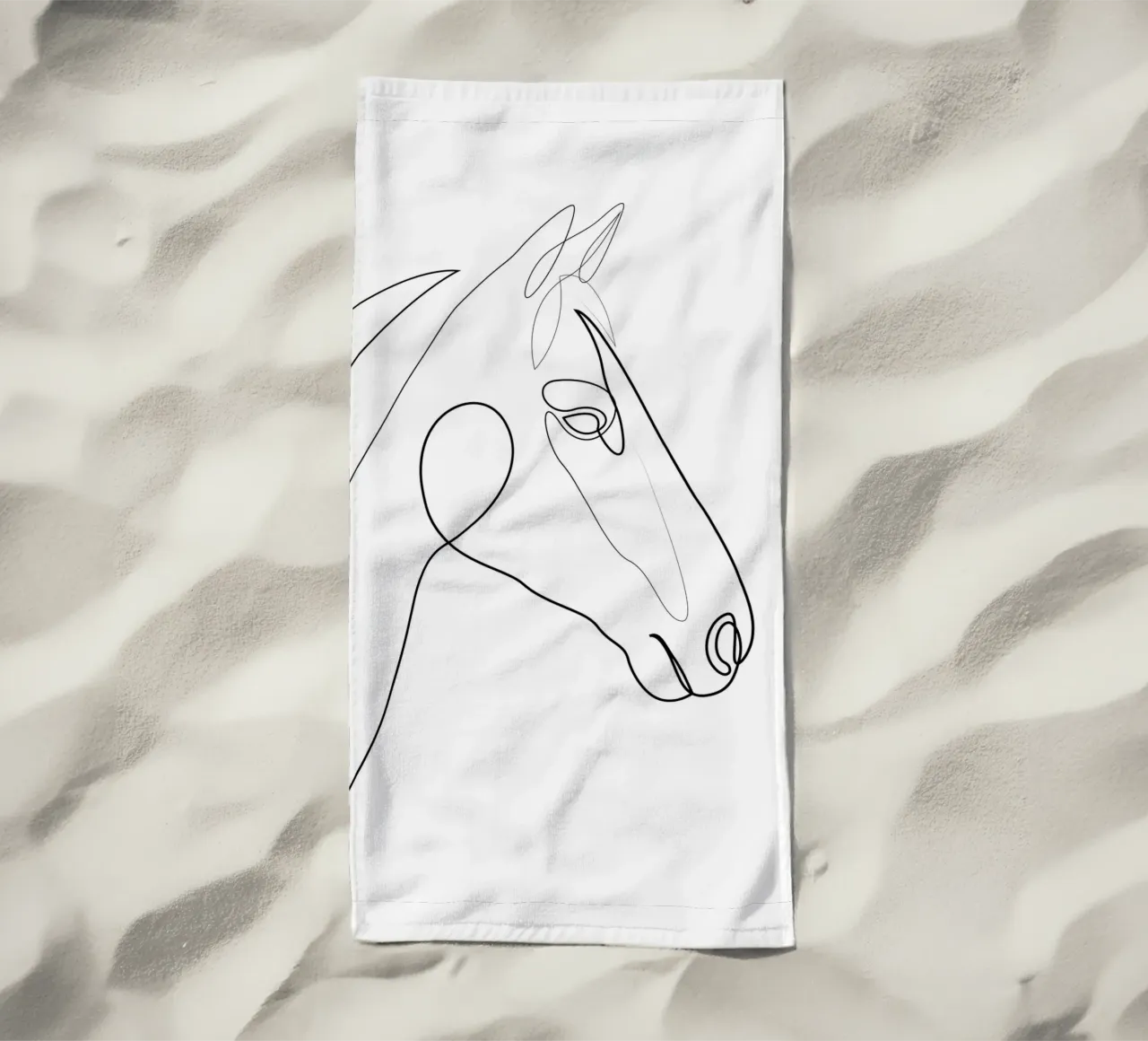 H3 - cavallo di una linea telo mare da Addillum