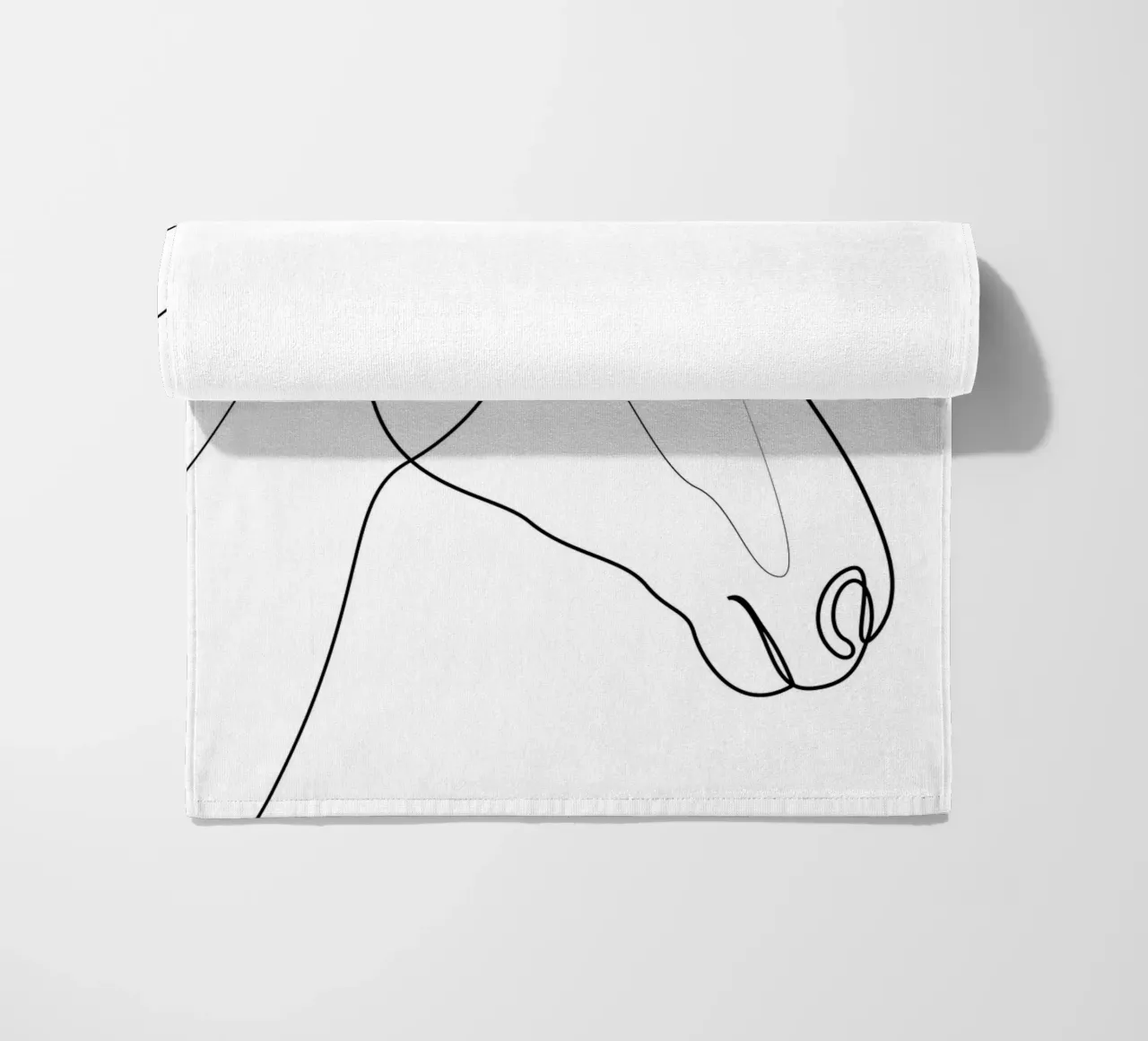 H3 - cavallo di una linea telo mare da Addillum