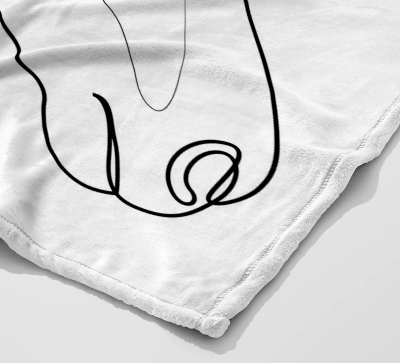 H3 - cavallo di una linea coperta in pile da Addillum