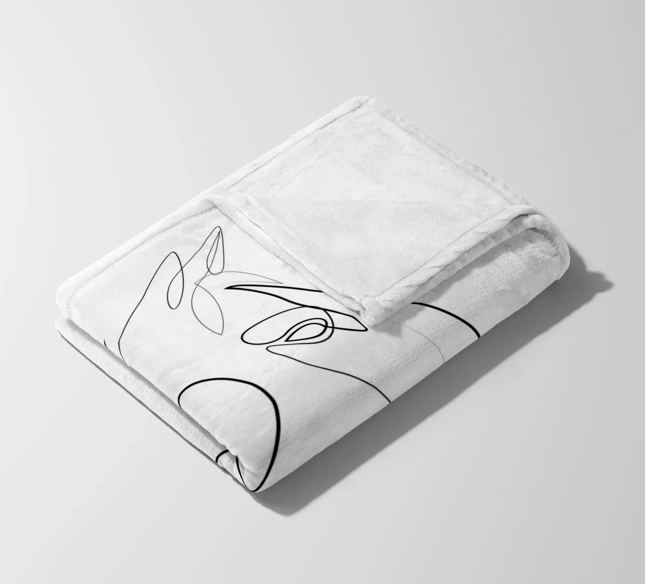 H3 - cavallo di una linea coperta in pile da Addillum