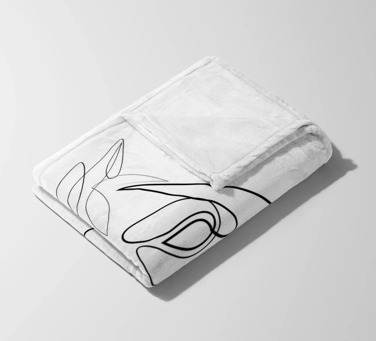 H3 - cavallo di una linea coperta in pile da Addillum