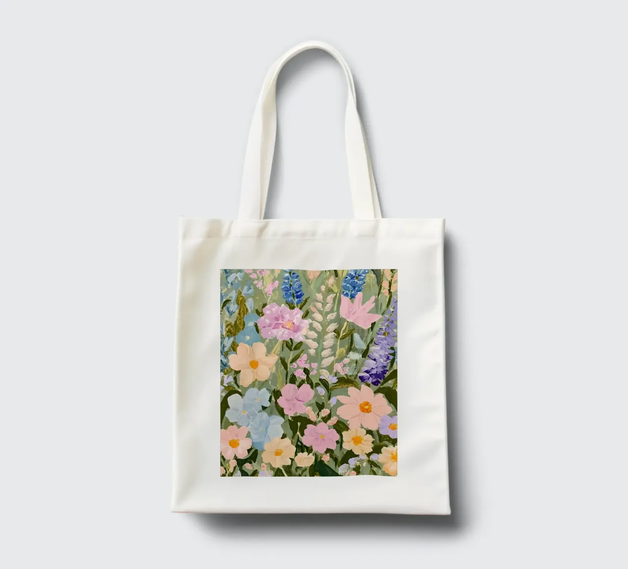 Campo di fiori di primavera borsa in juta da IamHomeStudio