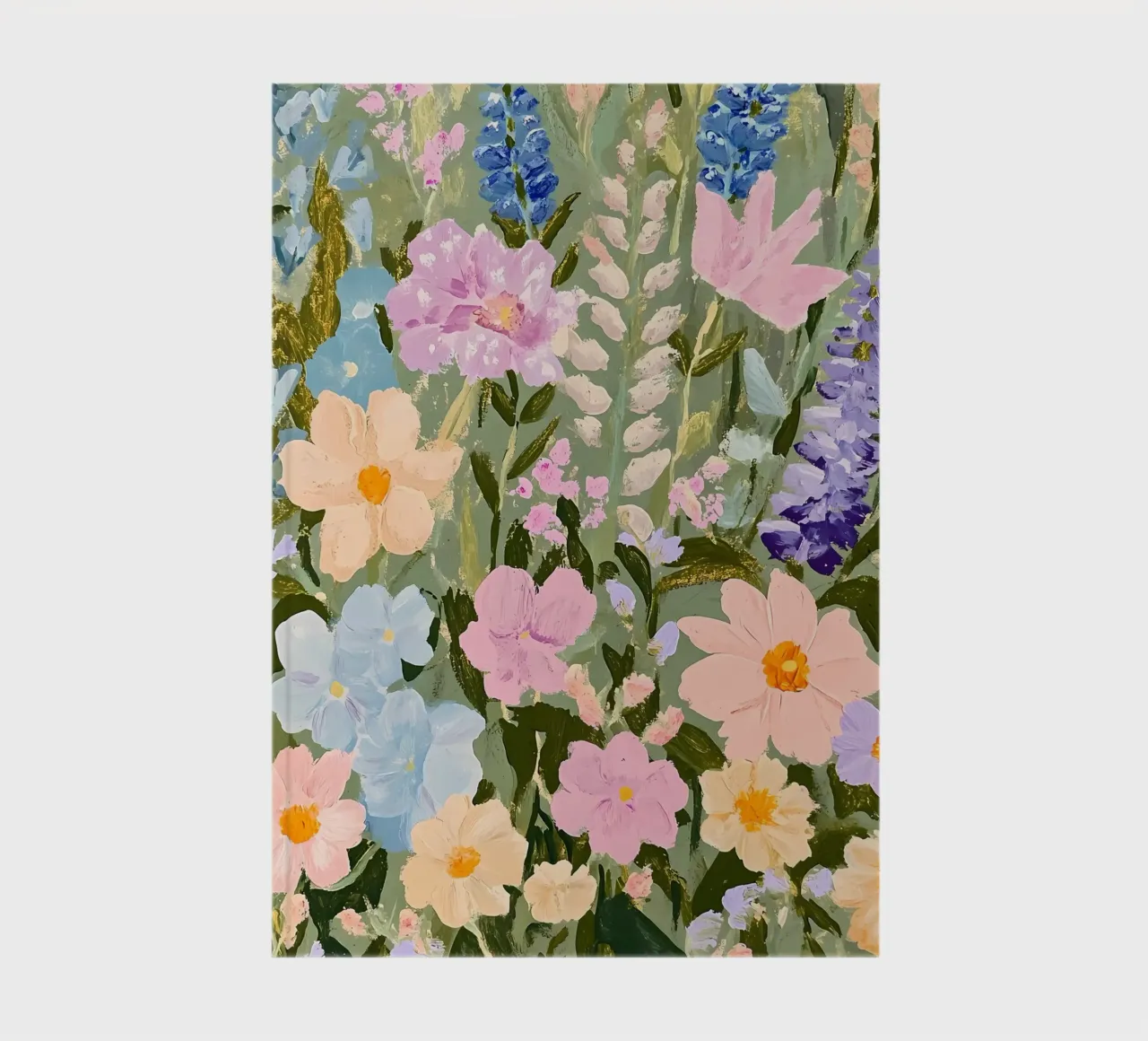 Spring Flowers Field notebook by IamHomeStudio