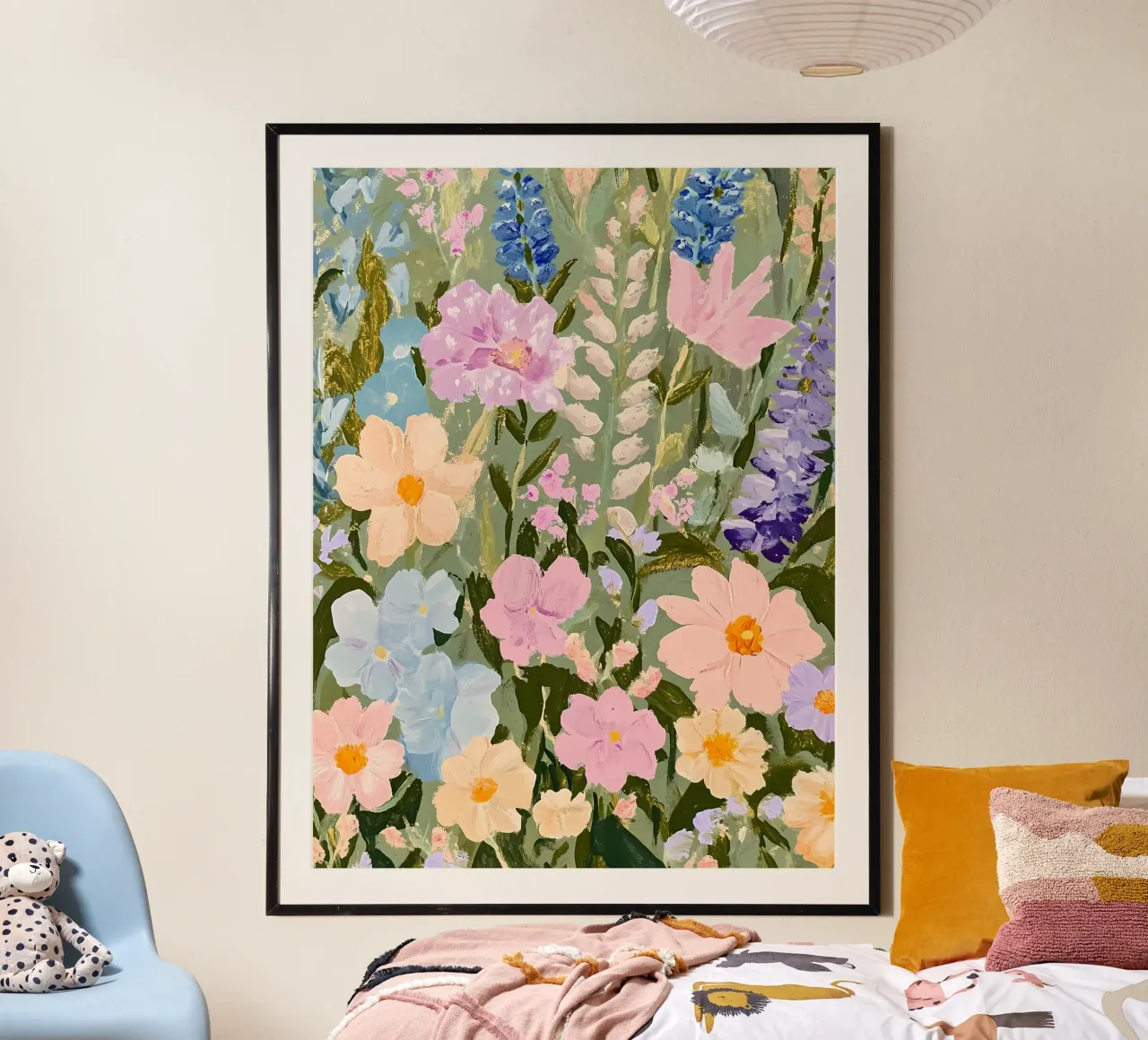 Spring Flowers Field hahnemühle by IamHomeStudio