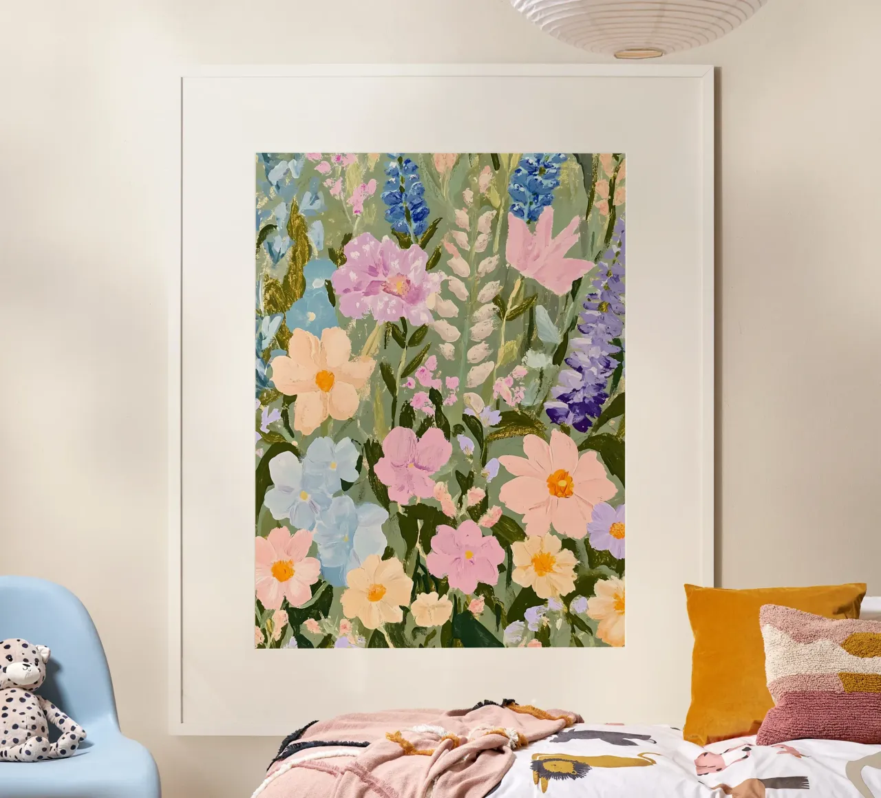 Spring Flowers Field hahnemühle by IamHomeStudio