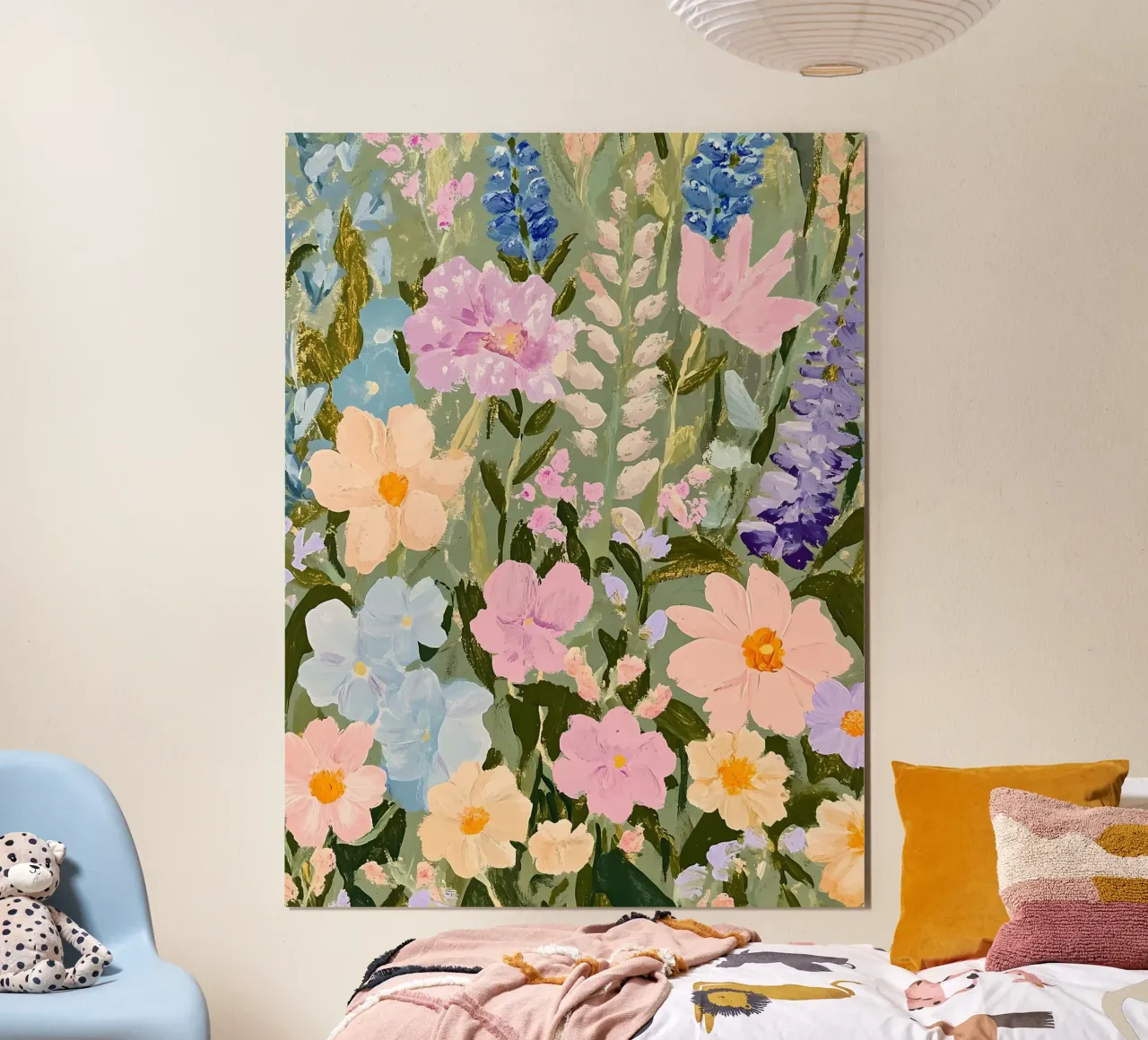 Spring Flowers Field hahnemühle by IamHomeStudio