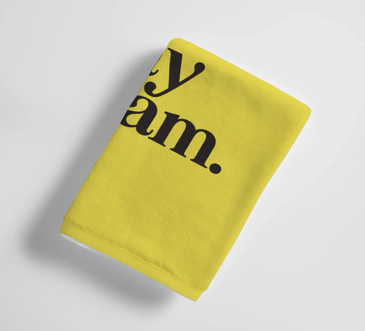 Don't Quit Your Day Dream Aspirational Positivity Typography towel by THE MOTIVATED TYPE