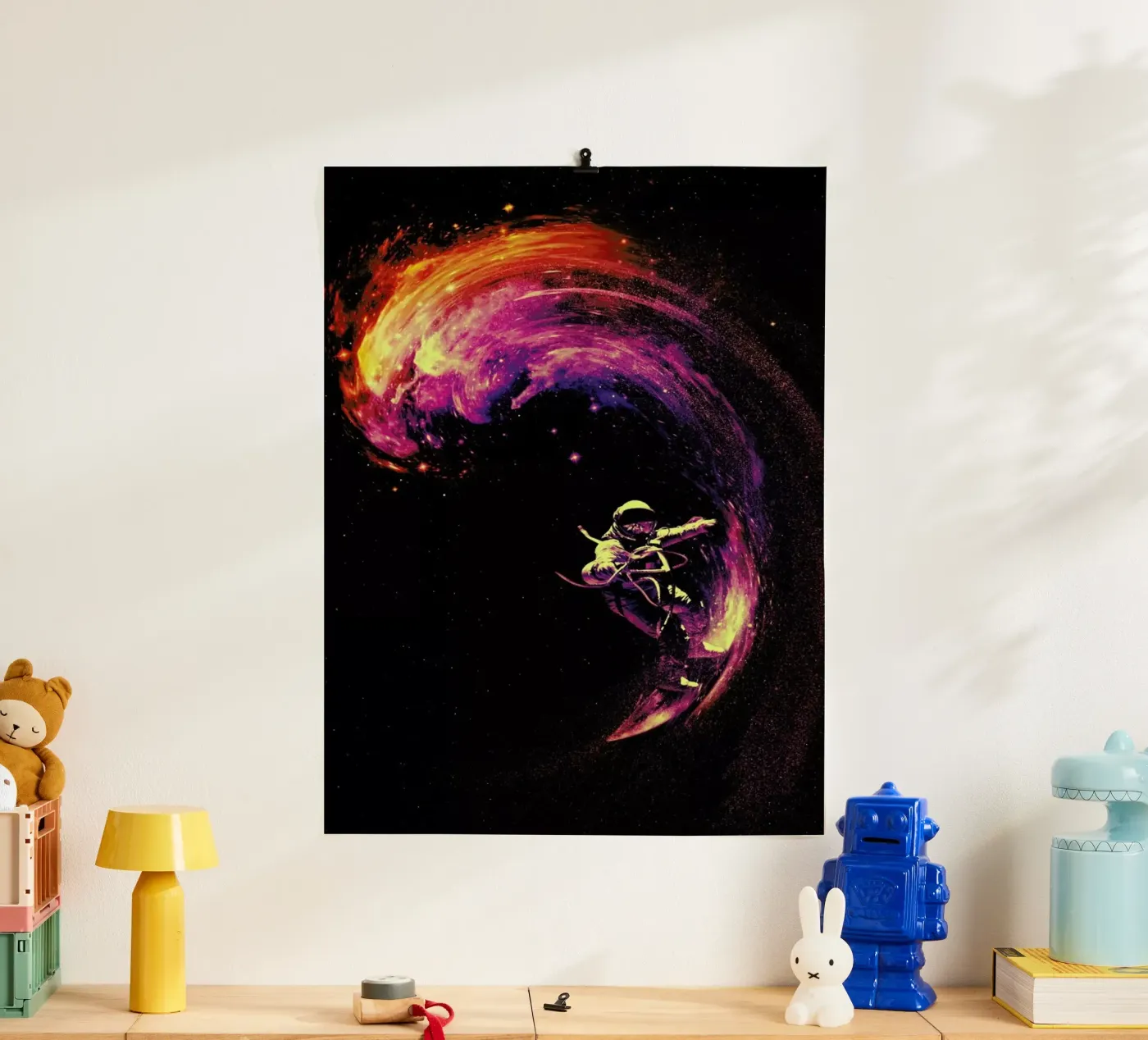 Space Surfing poster by Nicebleed