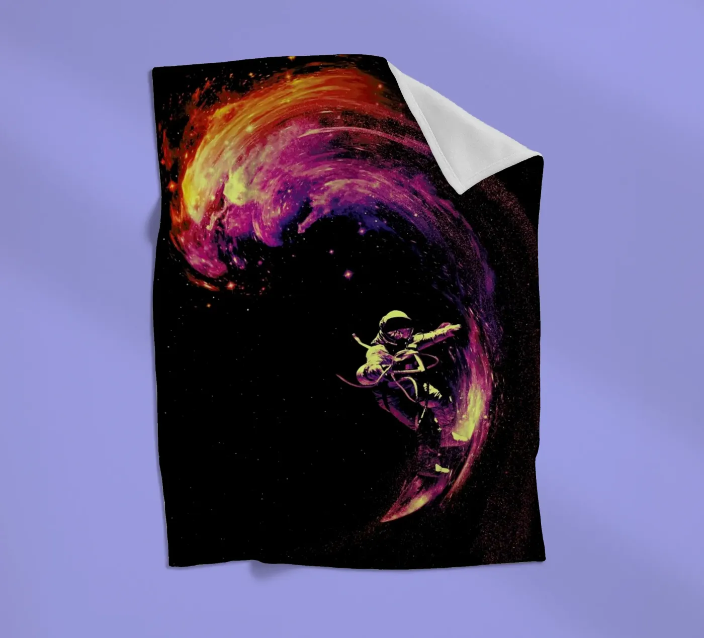 Space Surfing fleecedeken van Nicebleed