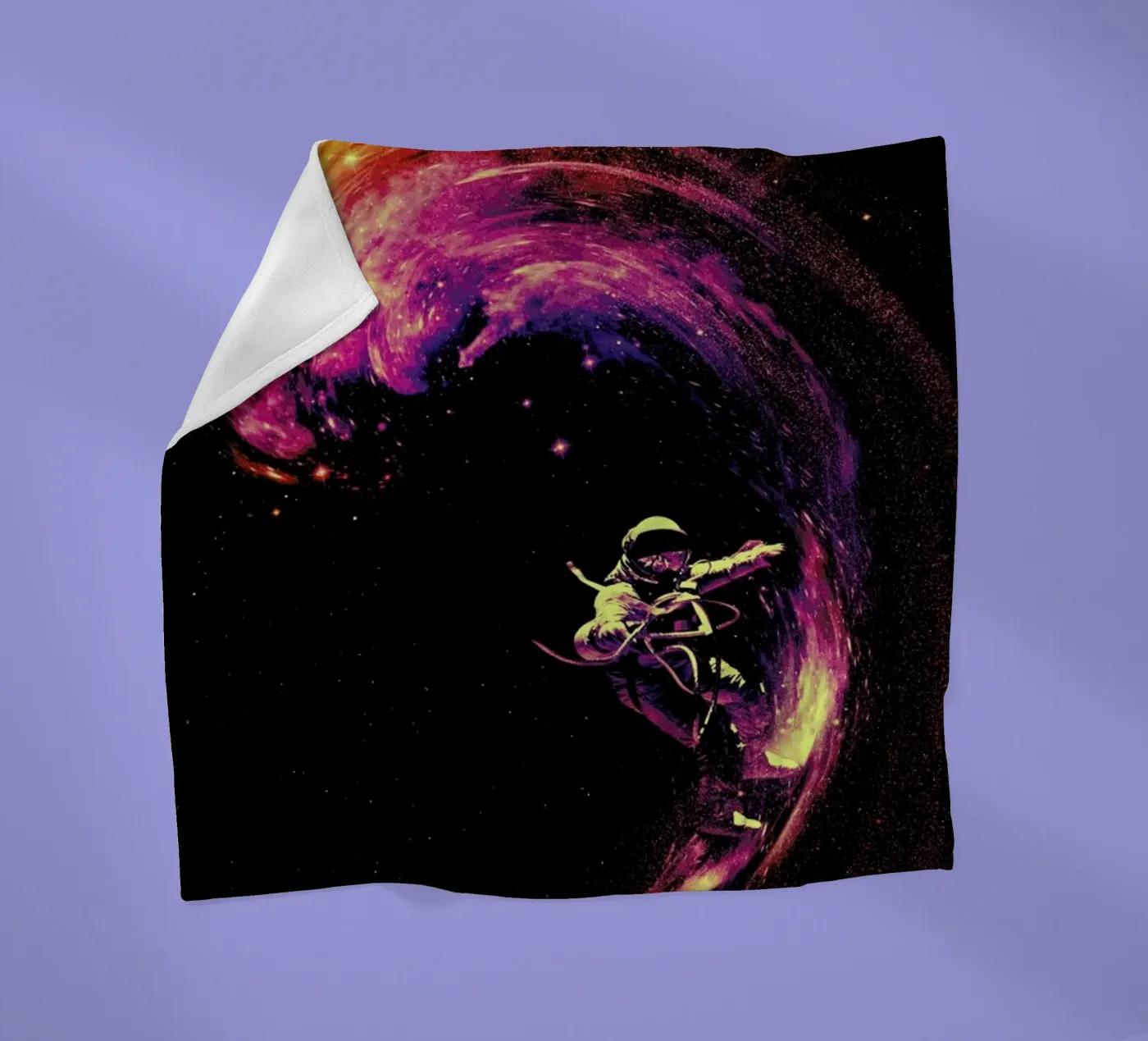 Space Surfing fleecedeken van Nicebleed