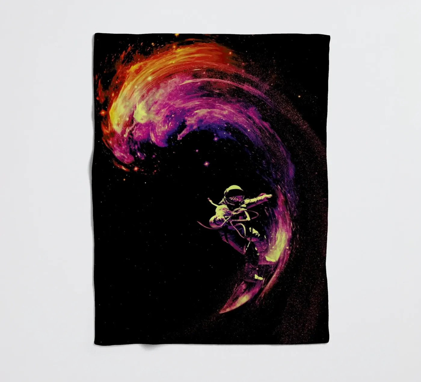 Space Surfing fleecedeken van Nicebleed