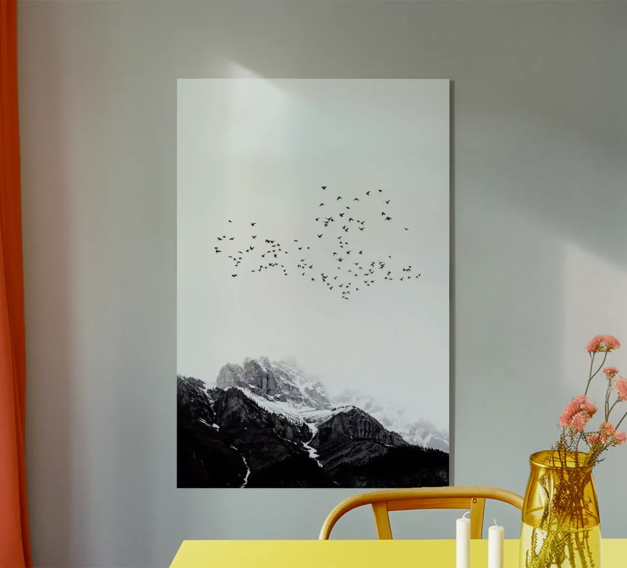 The Mountains Acryl-Glas von Kubistika
