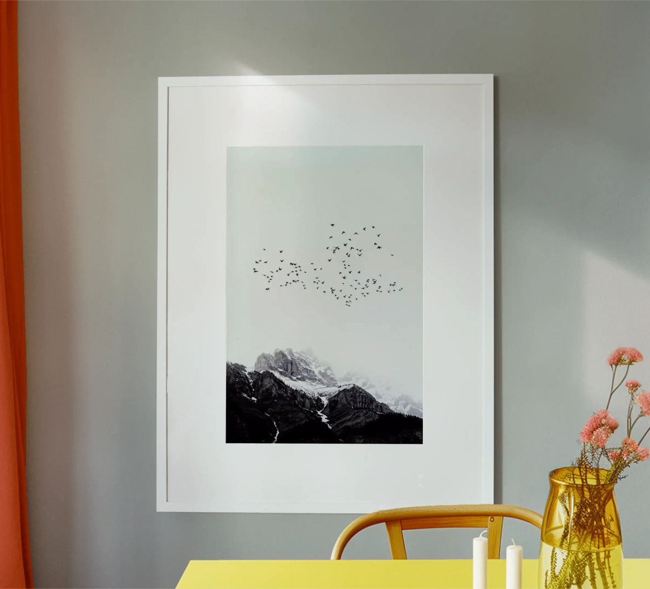 The Mountains poster de Kubistika