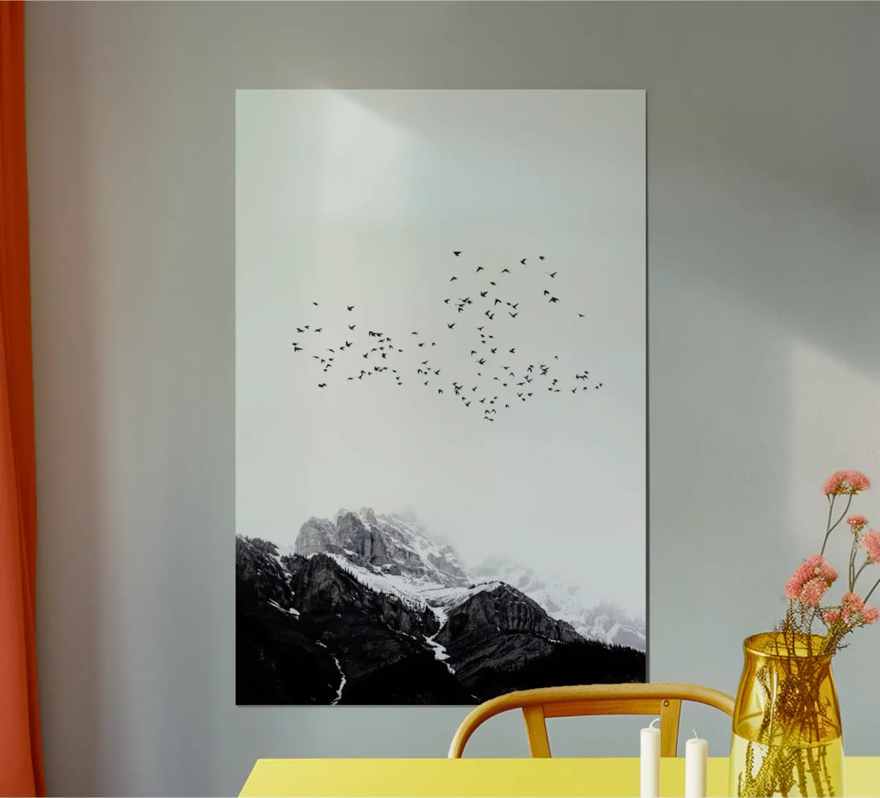 The Mountains poster da Kubistika