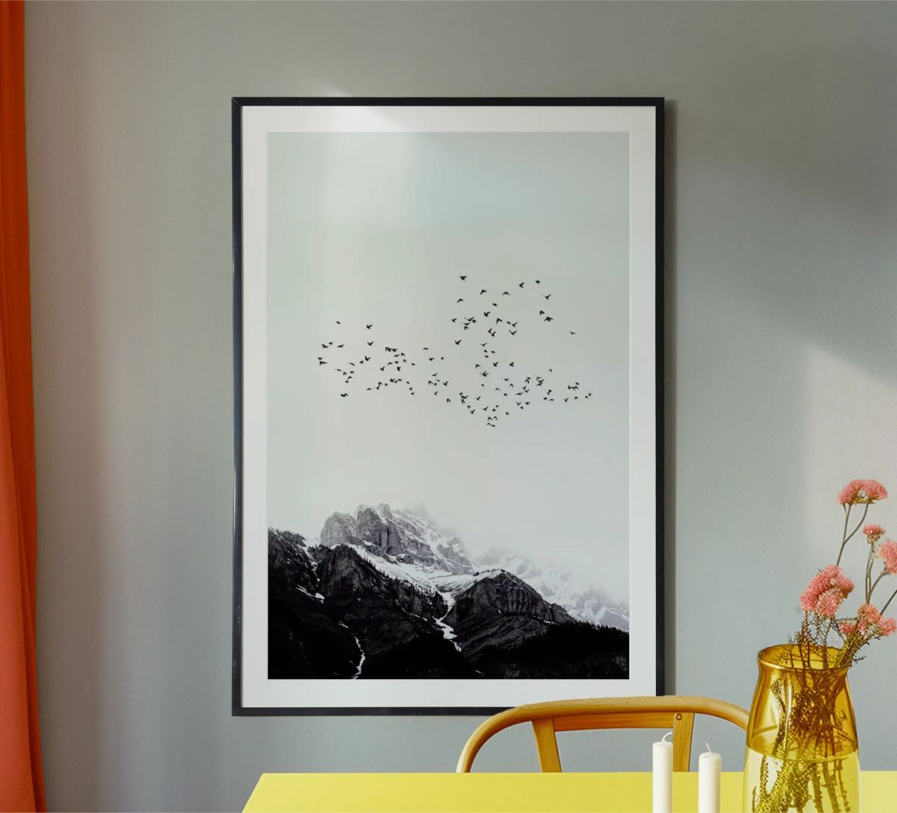 The Mountains poster de Kubistika