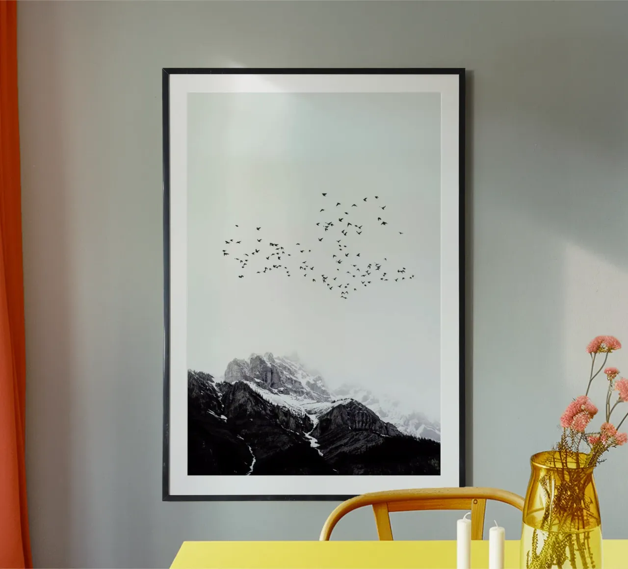 The Mountains poster da Kubistika