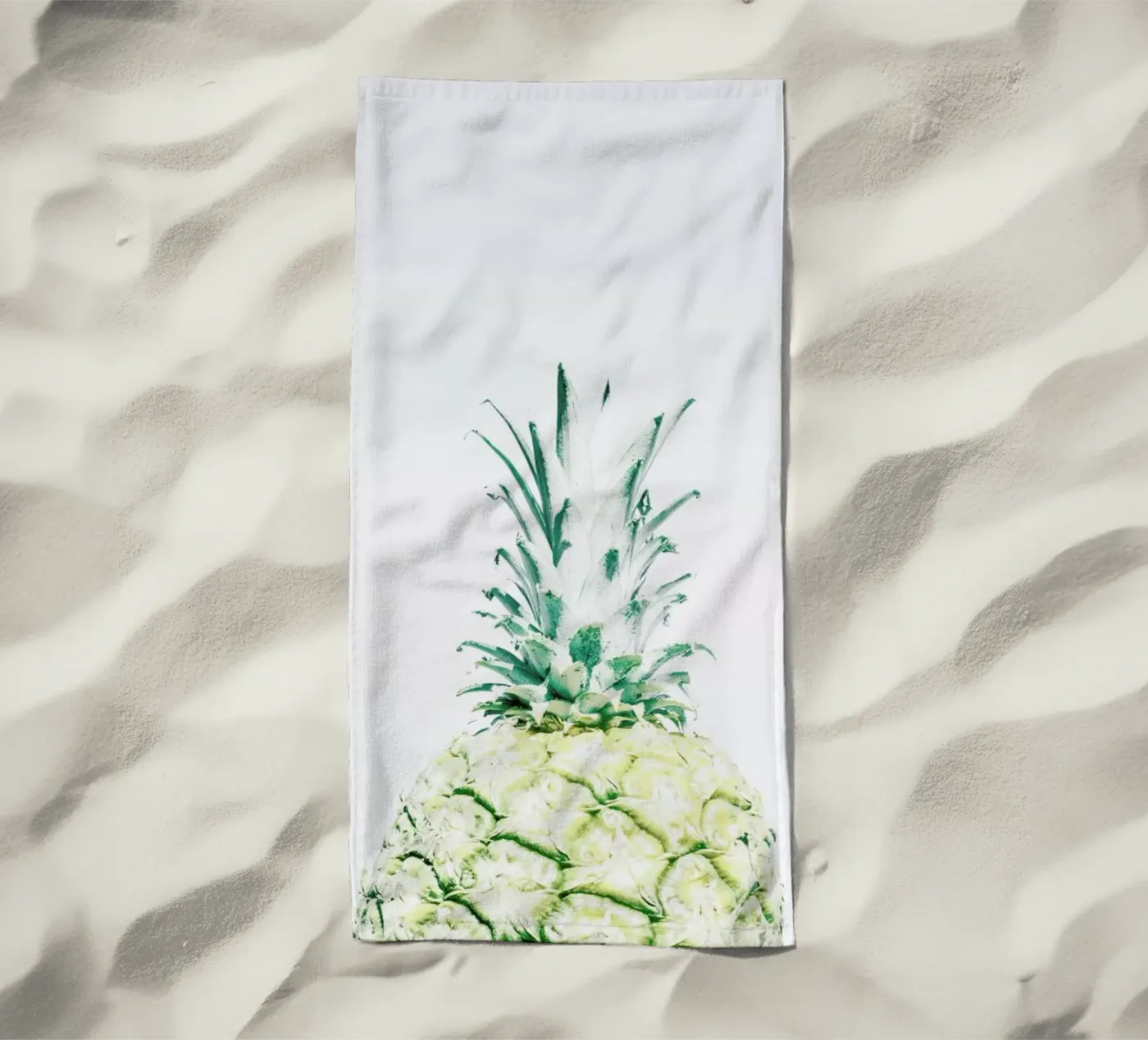 Pineapple beach towel by Victoria Frost