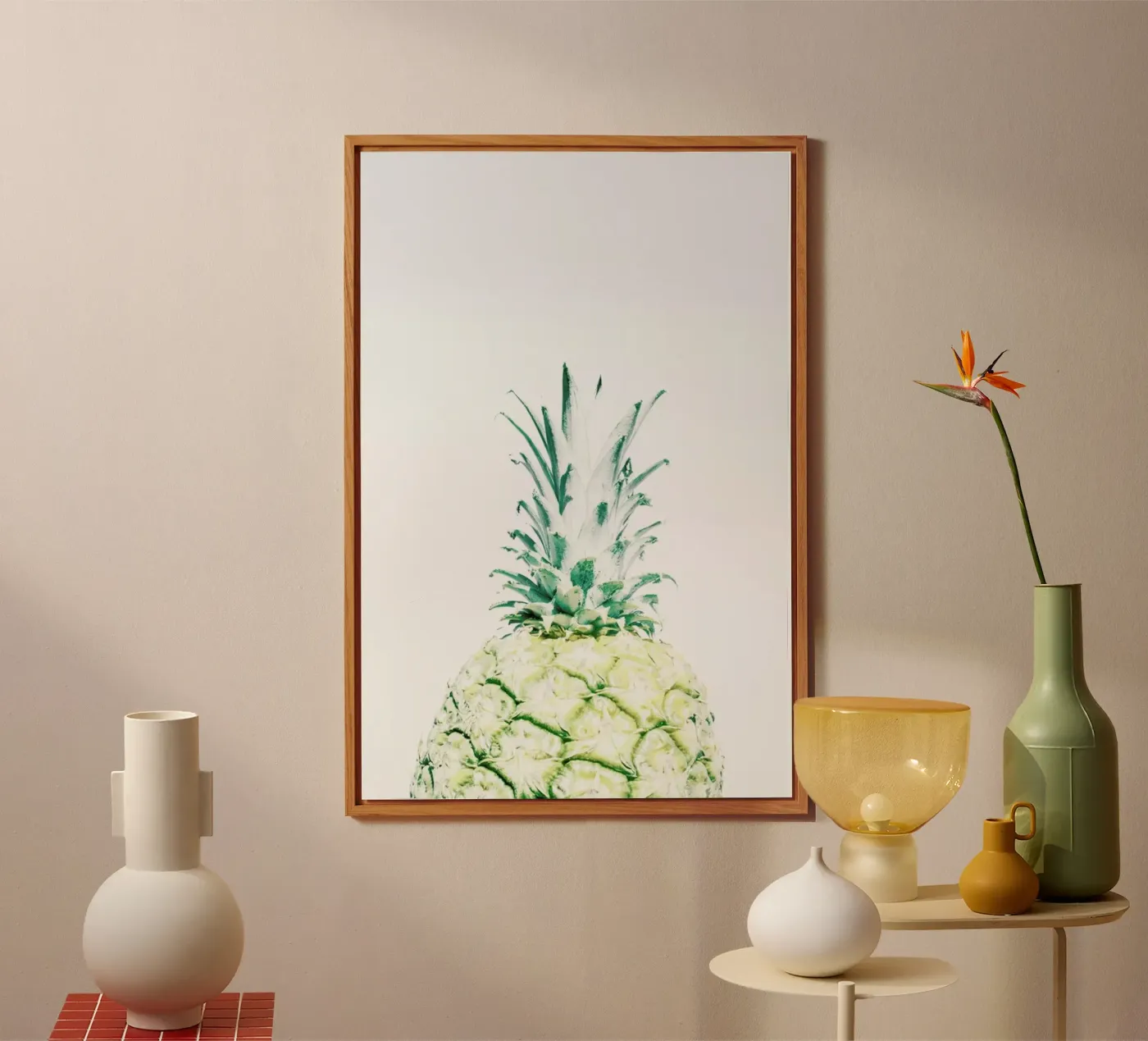 Pineapple forex plate by Victoria Frost