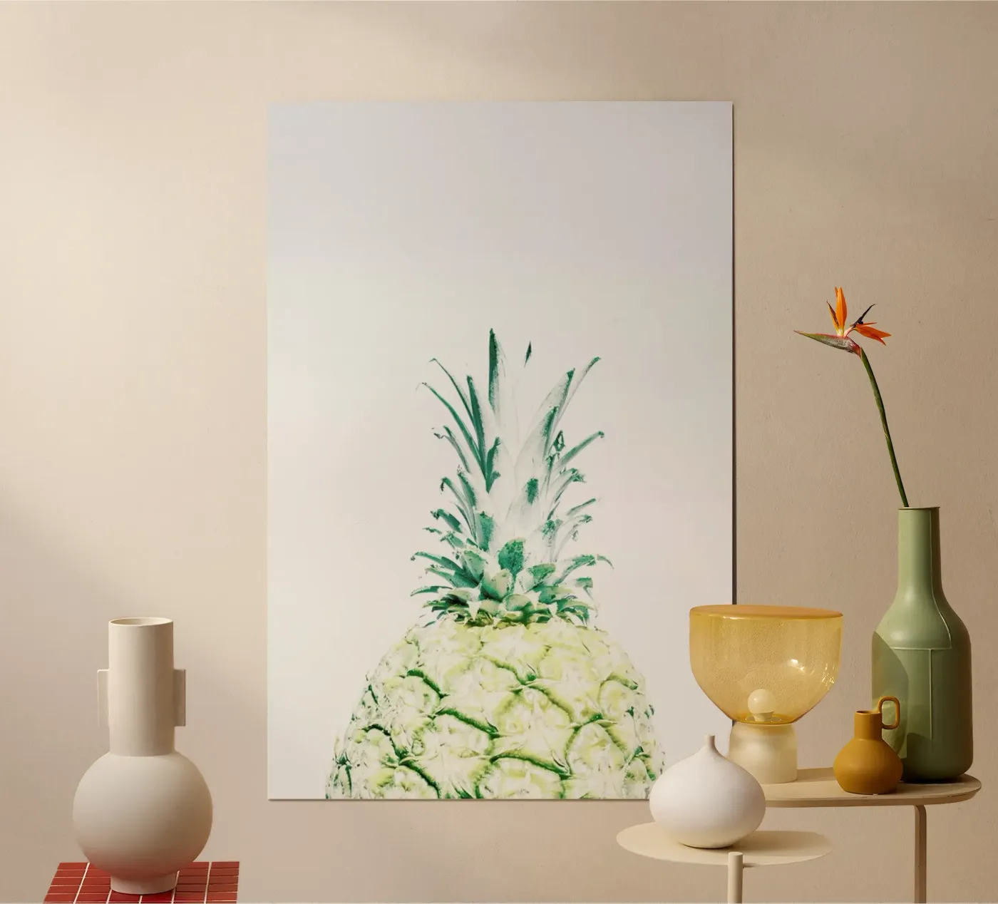 Pineapple Poster von Victoria Frost