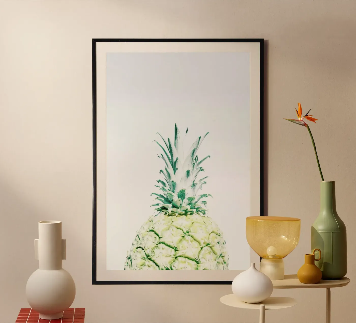 Pineapple Poster von Victoria Frost