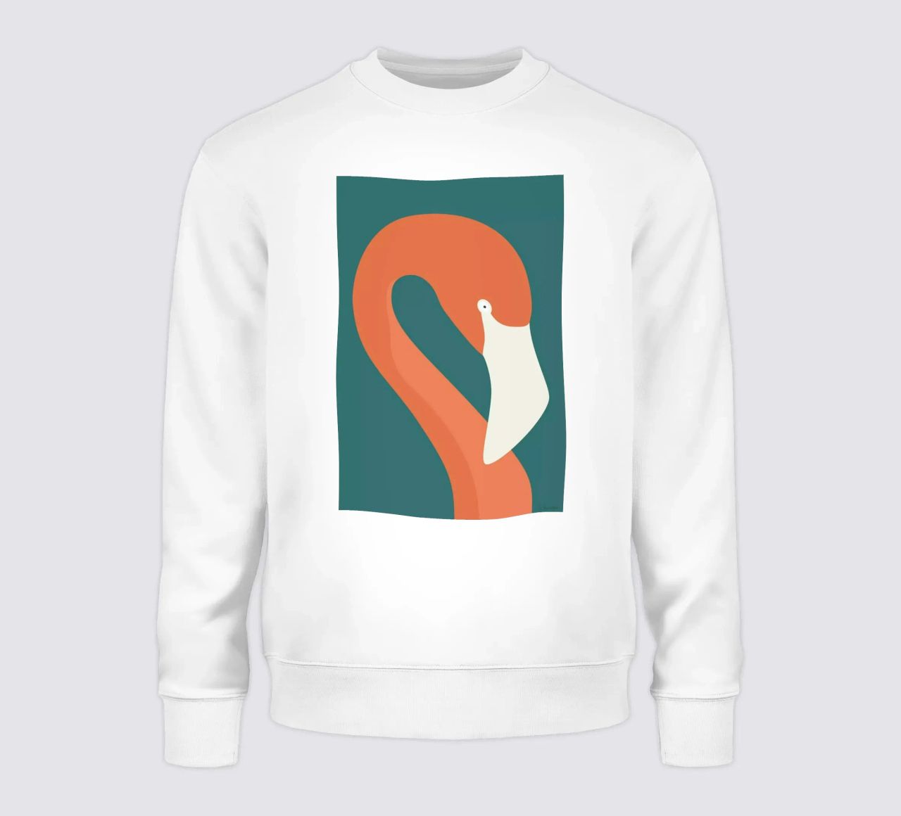 Flamingo Portræt felpa da Swen Swensøn