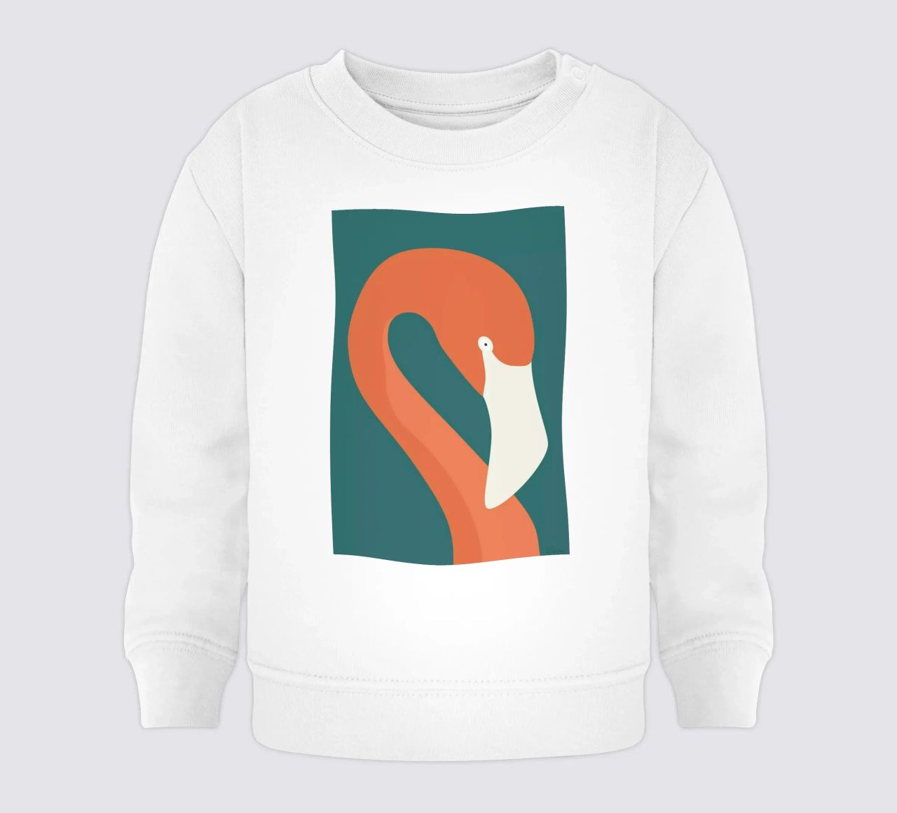 Flamingo Portræt felpa neonato da Swen Swensøn