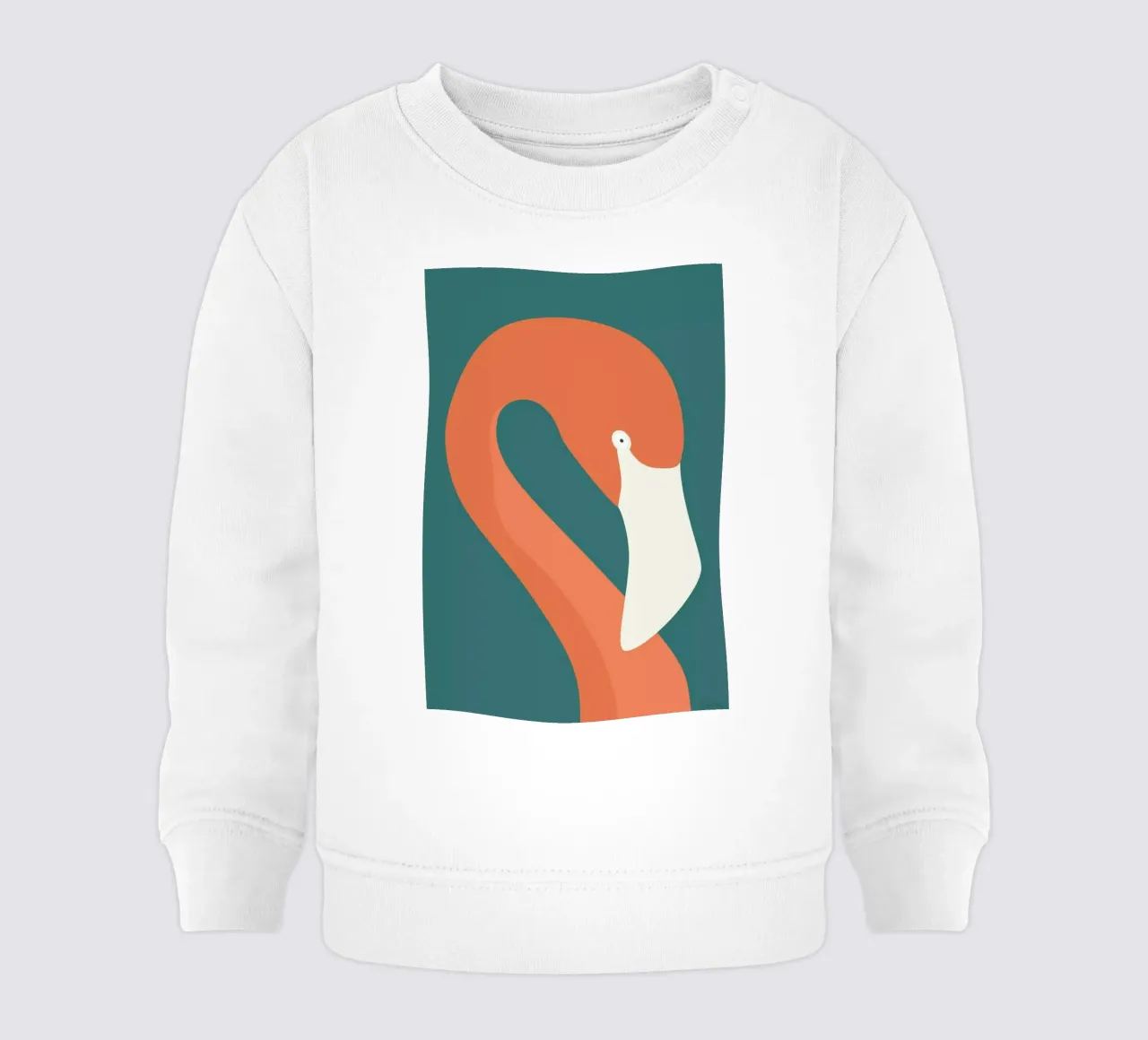 Flamingo Portræt sudadera de bebé de Swen Swensøn