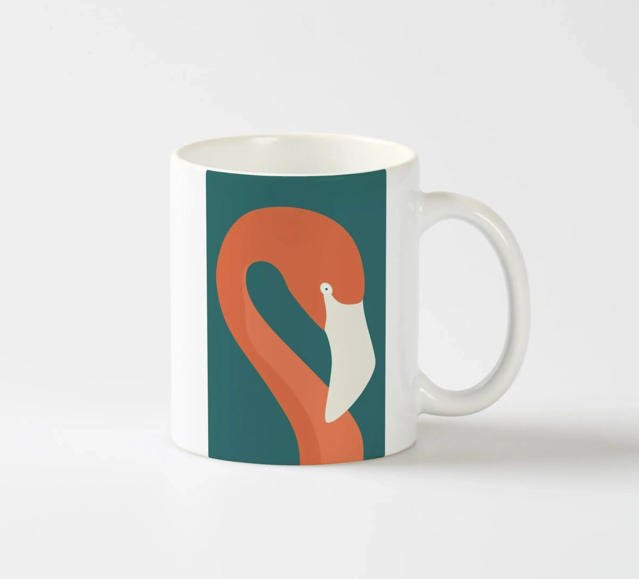 Flamingo Portræt tazza in ceramica da Swen Swensøn